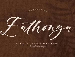 Eathonya font