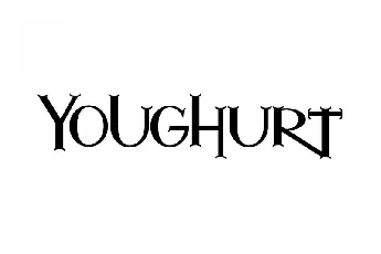 Youghurt font