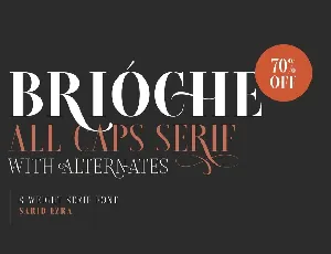 Brioche font