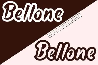 Bellone Display font