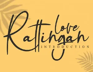 Rattingan Handwritten font