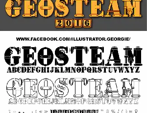 Geosteam font