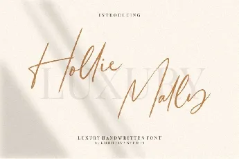 Hollie Mally font