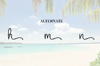 Beach Script font