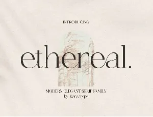 Ehereal font