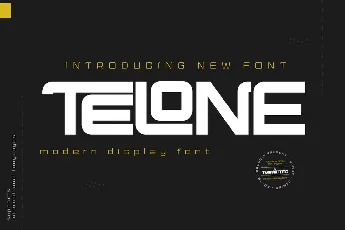 Telone font