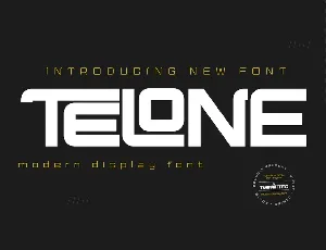 Telone font