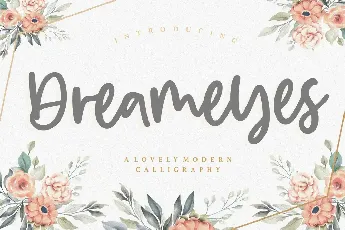 Dreameyes font