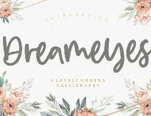 Dreameyes font