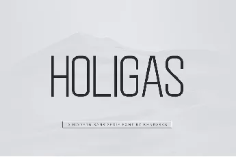 Holigas font