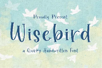 Wisebird font