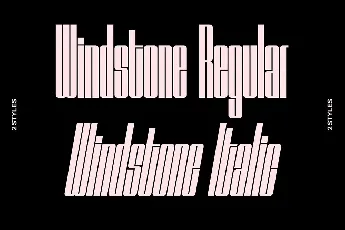 Windstone Display font