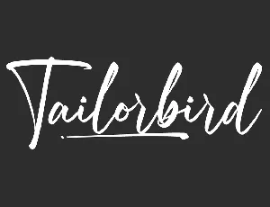 Tailorbird font