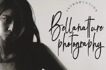 Bellanatture Script font