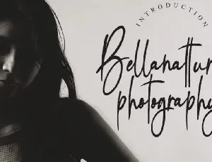 Bellanatture Script font