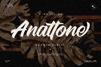 Anattone font