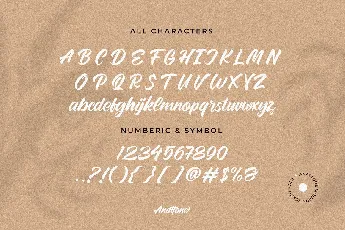 Anattone font