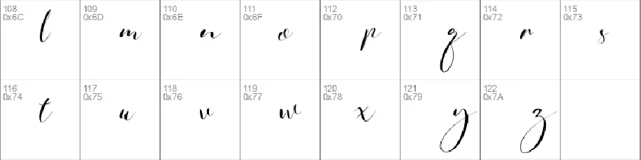 Signature Photopedia font