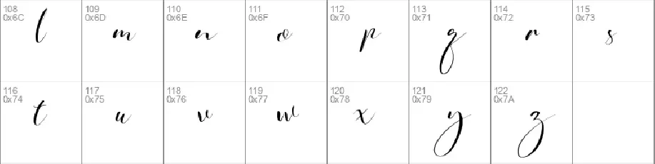 Signature Photopedia font