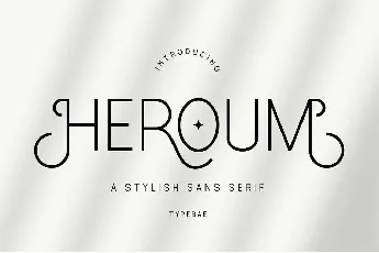 Heroum font