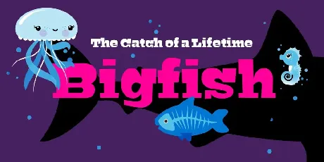 Bigfish font