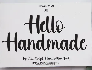 Hello Handmade font