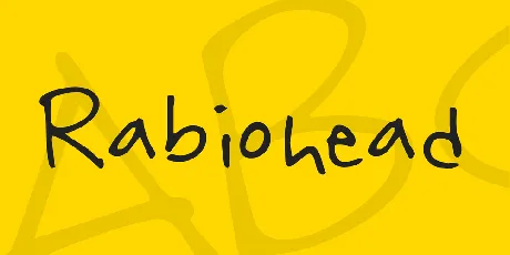Rabiohead font