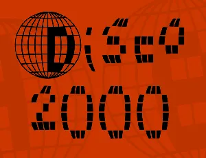 Disco 2000 font