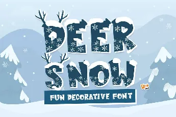 Deer Snow Regular font