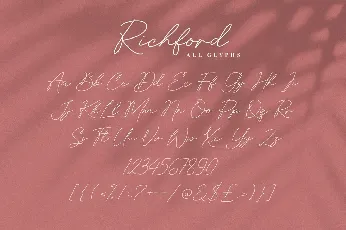 Richford font