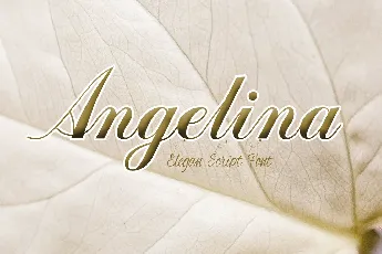 Angelina Free font