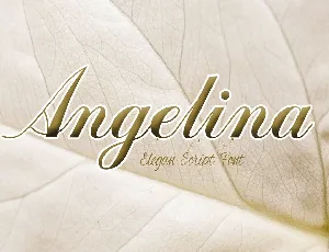 Angelina Free font