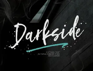 Darkside Brush font