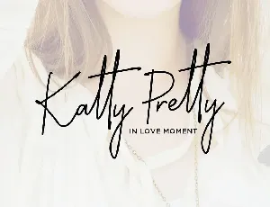 Katty Pretty Script font