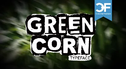 CF Green Corn font