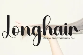 Longhair Script font