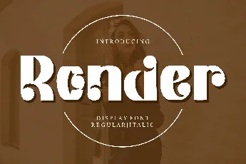 Ronder - Personal Use font