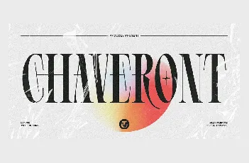 Chaveront Typeface font