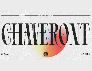 Chaveront Typeface font