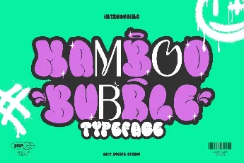 Mamboo bubble font