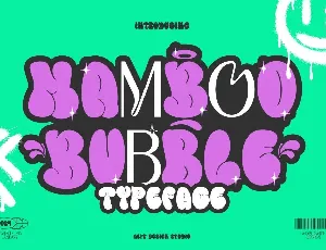 Mamboo bubble font