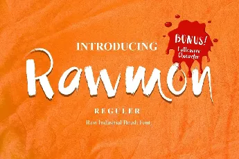 Rawmon demo font