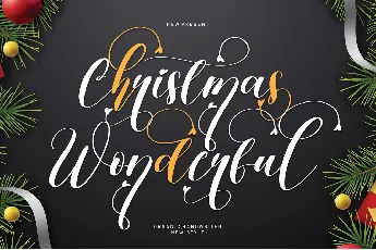 Wonderful Christmas font