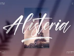 Alisteria font