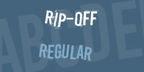 Rip-off font