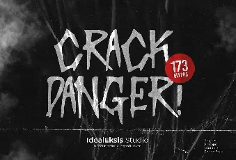 Crack Danger font