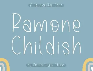 Ramone Childish font