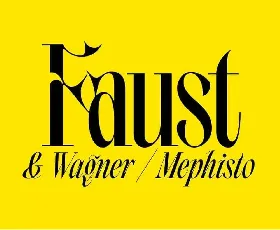 Faust font