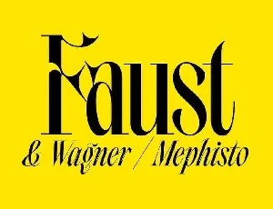 Faust font