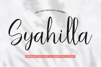 Syahilla font